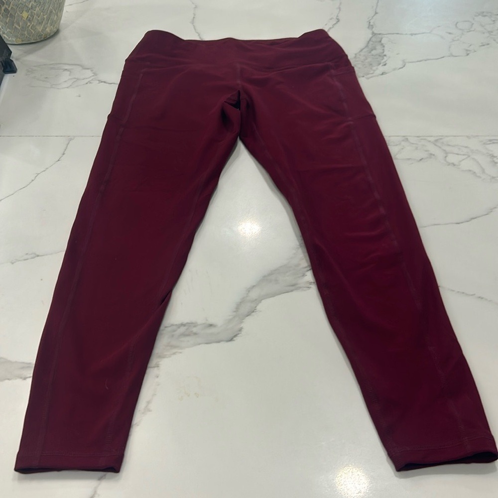 Leggings Maroon Women's. Size‎ L (750EW)